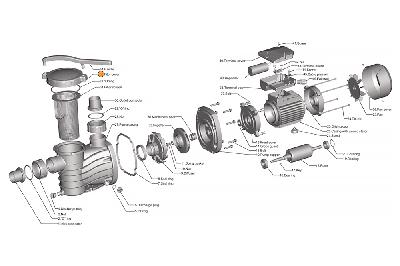 Муфта уплотнения крышки префильтра насоса HFC 03 Happy Pump