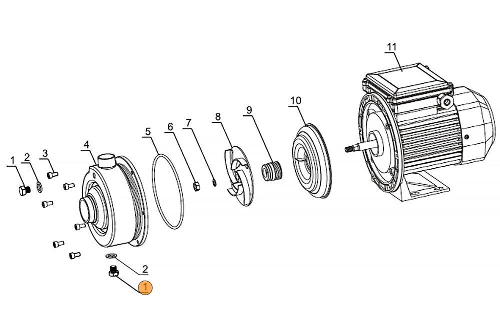 Заглушка насоса DWK  Mayer Schwimmbad LX A29010001