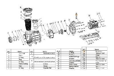 Гайка М8 насоса  Mayer Schwimmbad LX J43010004
