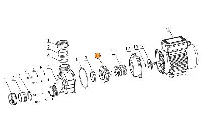 Рабочее колесо насоса WPPE120 Mayer Schwimmbad A03050433