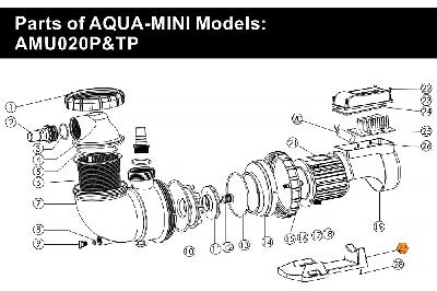 Подставка насоса AQUA-MINI Emaux (01111102)
