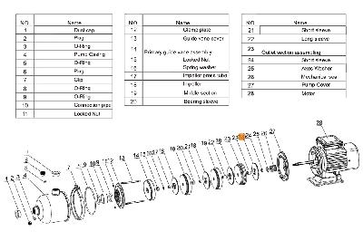 Рабочее колесо насоса CMF Mayer Schwimmbad LX A03010010