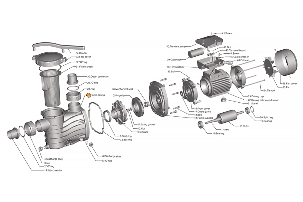Корпус насоса HFC 03 Happy Pump