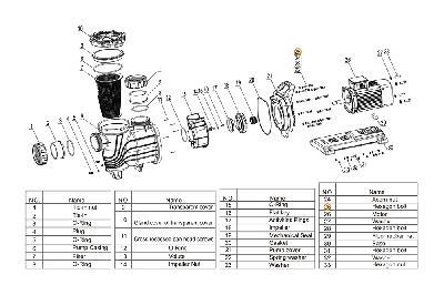 Болт М8*65 насоса  Mayer Schwimmbad LX J21010214