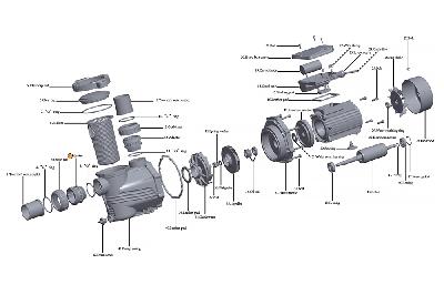 Адаптер муфты d50 насоса HFC 02 Happy Pump