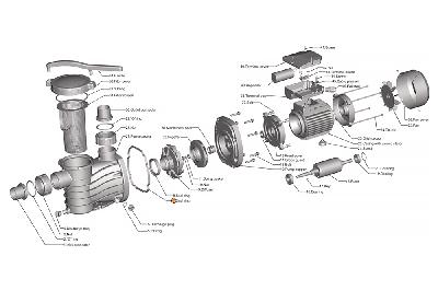 Прокладка-кольцо крышки задней насоса HFC 03 Happy Pump