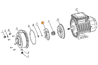 Рабочее колесо насоса  DWK400T Mayer Schwimmbad LX A03010051