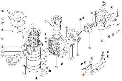 Подставка насоса KA,KAP Kripsol RKA 180.A/RBH0009.02R