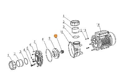 Сальник (компл.) насоса SLP/WLPMayer Schwimmbad F01350005