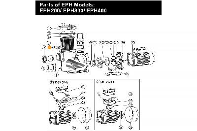 Втулка муфты d 63 мм насоса EPH  Emaux 01171160