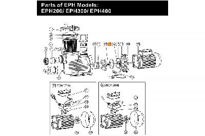 Рабочее колесо насоса SPH200/EPH200  Emaux  01400100